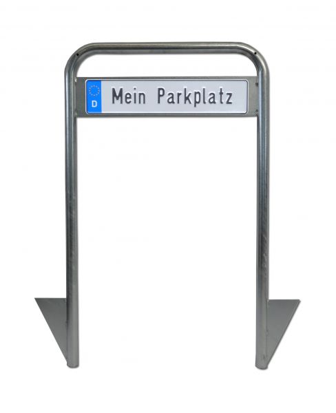 Parkplatzschild-Halter Wupper mit Kennzeichen-Schild Mein Parkplatz